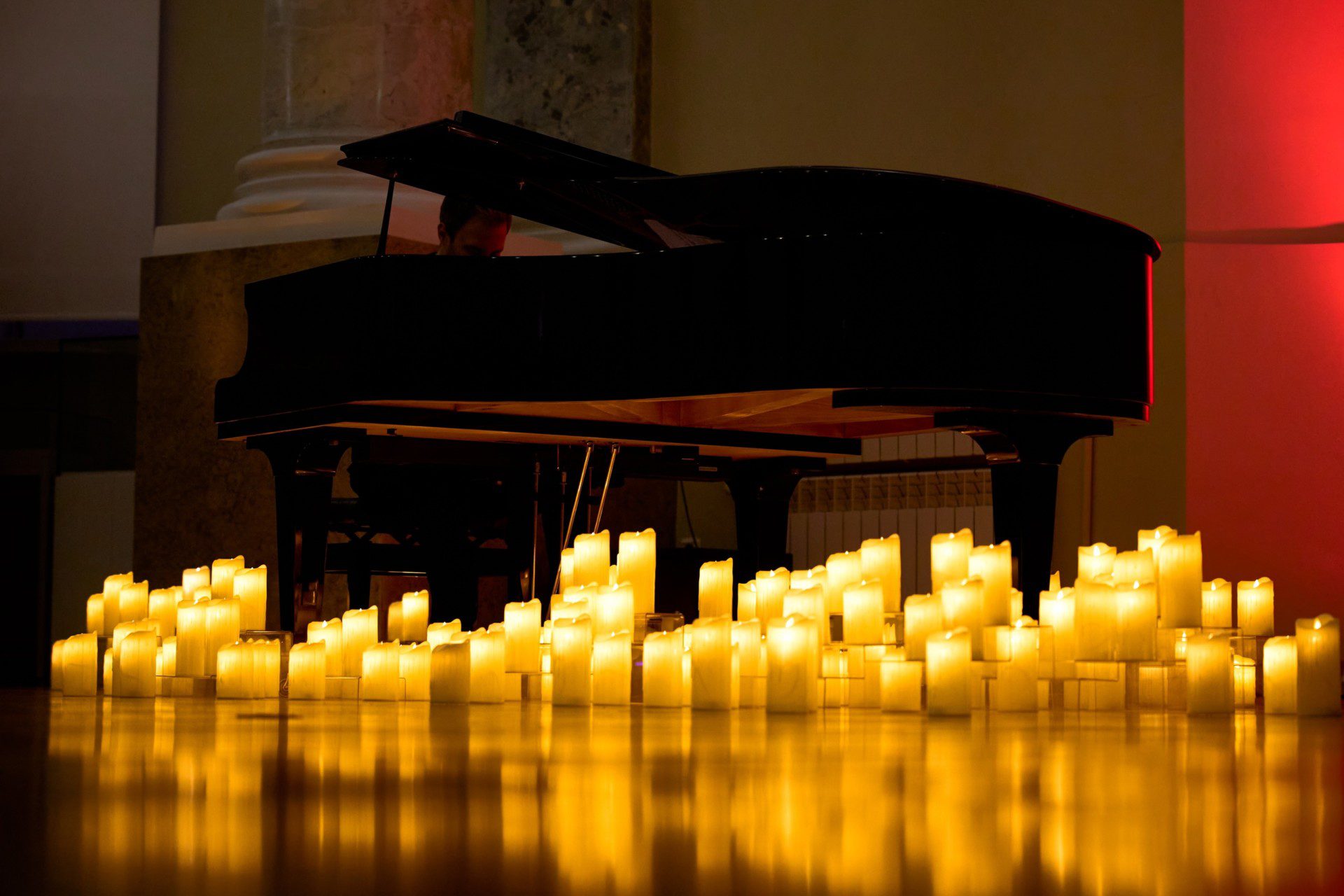 Летний вечер при свечах. Два рояля